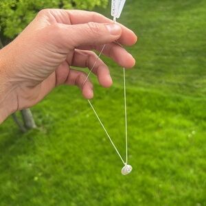 LA rocks sterling silver I love you to the moon and back pendant necklace NWT